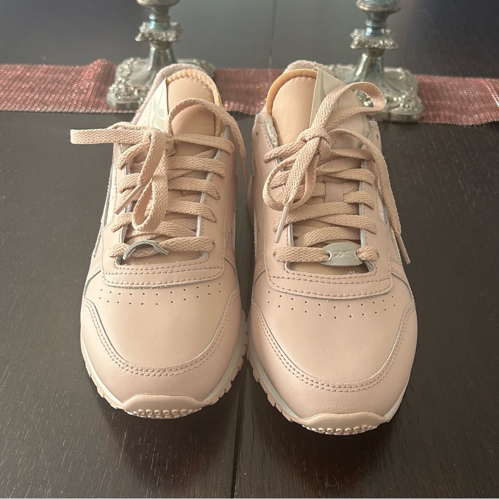 Reebok Women's Classic  Blush Pink Sneakers - Picture 3 of 9